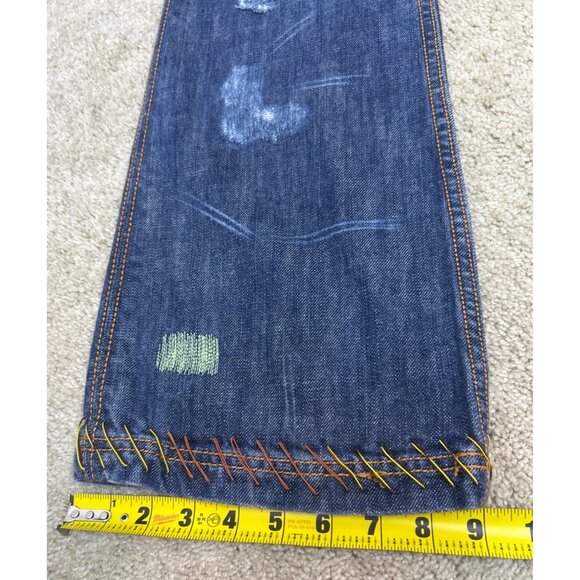 NWT Vintage Antik Denim Jeans Women's Sz 28 Y2K Bootcut Flare Hippie Embroidered - Picture 15 of 15